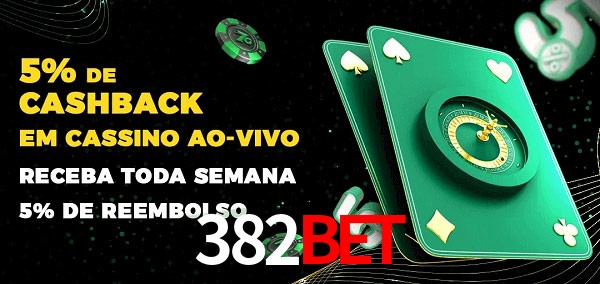 Promoções do cassino ao Vivo 382bet